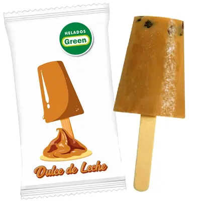 Helado Green dulce de leche