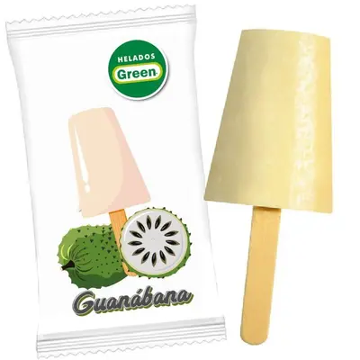Helado Green guanábana