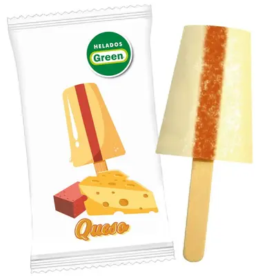 Helado Green queso