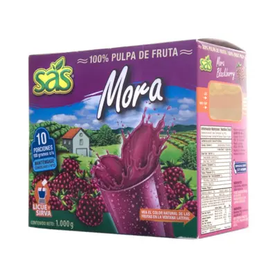 Pulpa Sas mora