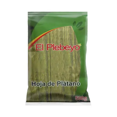 Hoja de plátano El Plebeyo