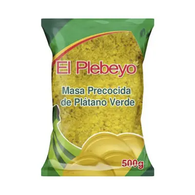Masa de plátano verde