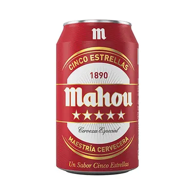 Cerveza Mahou 5 estrellas