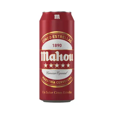 Cerveza Mahou 5 estrellas