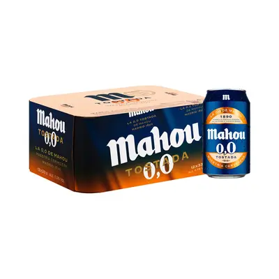 Cerveza Mahou 0,0 tostada