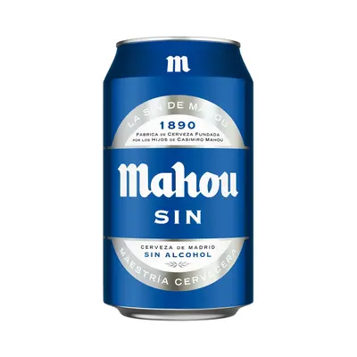 Cerveza Mahou sin alcohol