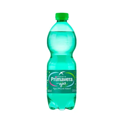 Agua mineral con gas