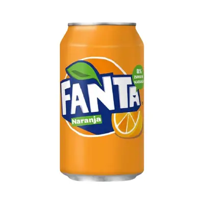 Fanta naranja lata