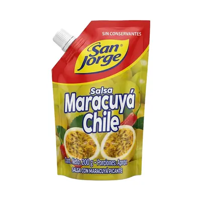 Salsa de maracuyá con chile San Jorge