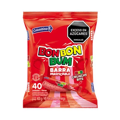 Bon Bon Bum barra masticable fresa