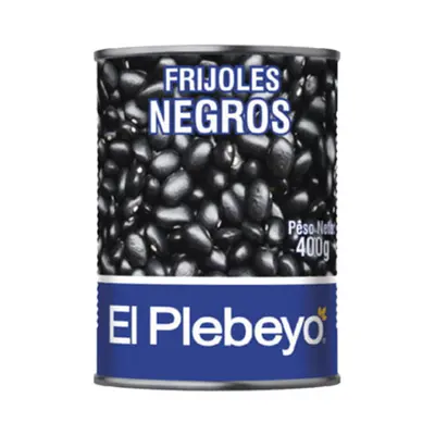 Frijoles negros El Plebeyo