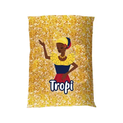 Maíz trillado amarillo saco