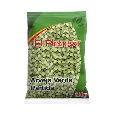 Arveja verde partida