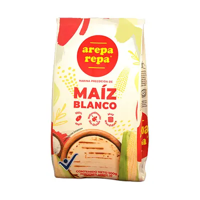 Harina Arepa repa blanca