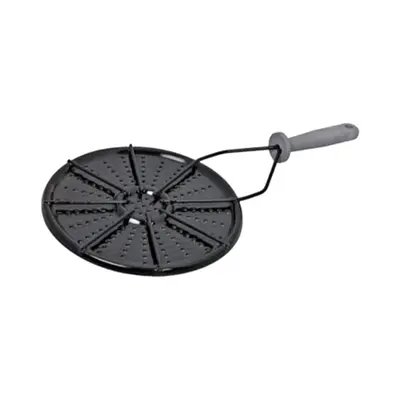 Parrilla negra para arepas