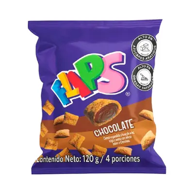 Cereal relleno chocolate Flips