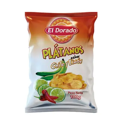 Platanitos con chile y limón El Dorado