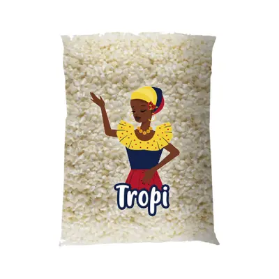 Maíz trillado blanco saco
