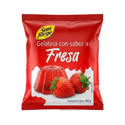 Gelatina de fresa San Jorge