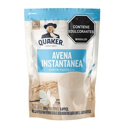 Avena instantánea Quaker vainilla